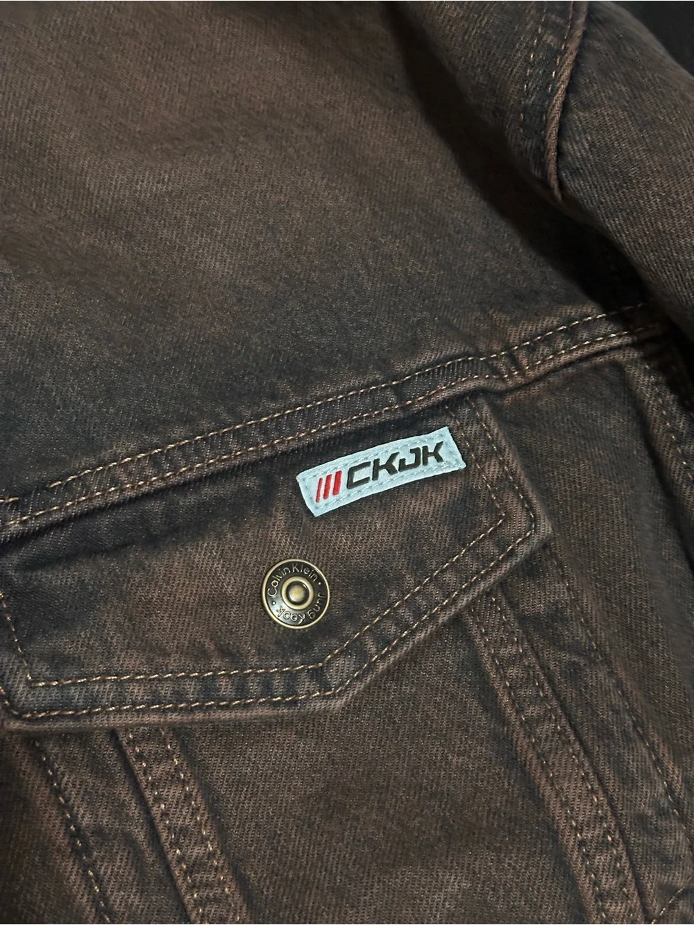 Calvin Klein x Jung Kook collab 90’s style Jean jacket limited edition - Picture 4 of 5